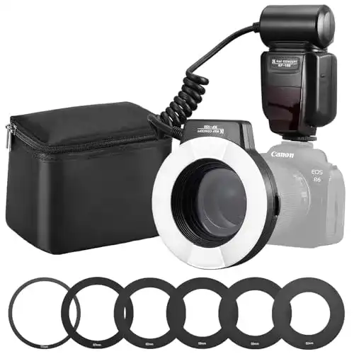Die beste Ringblitz K&F Concept TTL Makro Blitz Ring für Canon SLR/DSLR 2026 Test Bestseller Ringblitz K&F Concept TTL Makro Blitz Ring für Canon SLR/DSLR