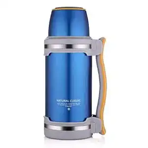 Isolierkanne 2 Liter oneisall 2 l Edelstahl-Thermosflasche-Flasche