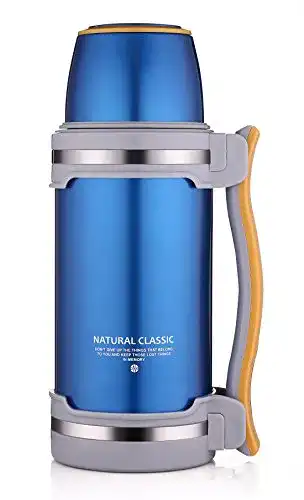 Isolierkanne 2 Liter oneisall 2 l Edelstahl-Thermosflasche-Flasche