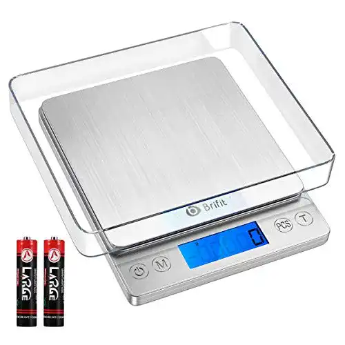 Küchenwaage mit Schüssel AMIR Küchenwaage Digital 5kg