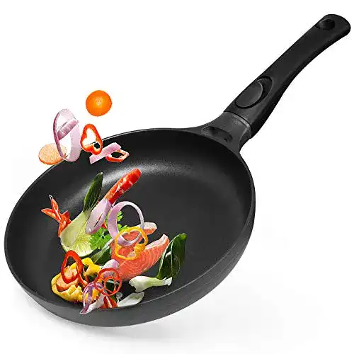 Pfanne mit abnehmbarem Griff Gotoll Bratpfanne 24 cm Induktion