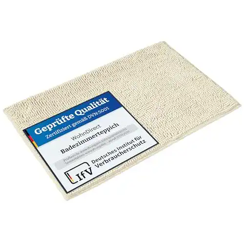 Badematten WohnDirect Badematte Creme, 50x80cm