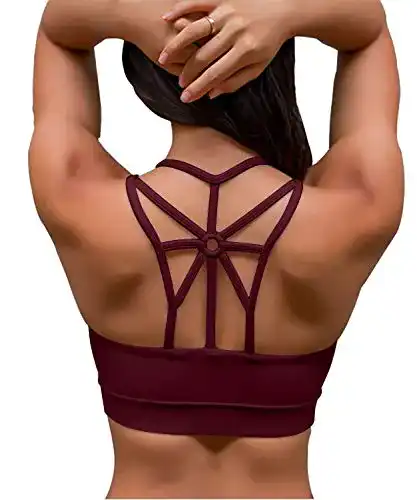 Sport-BH YIANNA Damen Sport BH Ohne Buegel Gepolstert