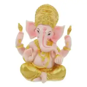 Ganesha-Figur Cabilock Gold Hindu Elefant Gott Figur Figur Ganesha