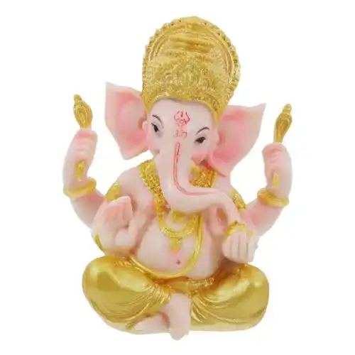Ganesha-Figur Cabilock Gold Hindu Elefant Gott Figur Figur Ganesha