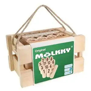 Mölkky Tactic 40268 Original in Holzkiste (Big Size)