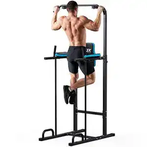 Klimmzugstation JX FITNESS Kraftturm Power Town Multifunktions