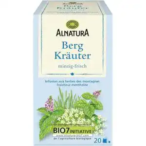 Alnatura-Tee Alnatura Bio Bergkräutertee, 20 Beutel, 6er Pack