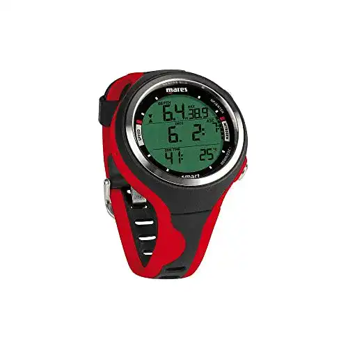 Tauchcomputer Mares Erwachsene Smart , Black/Red, One Size