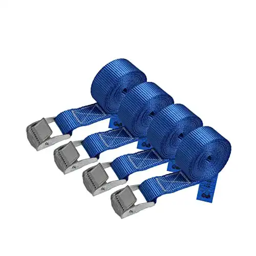 Spanngurt BB Sport Zurrgurt Befestigungsgurt – BLAU – 2,5m 4m 6m