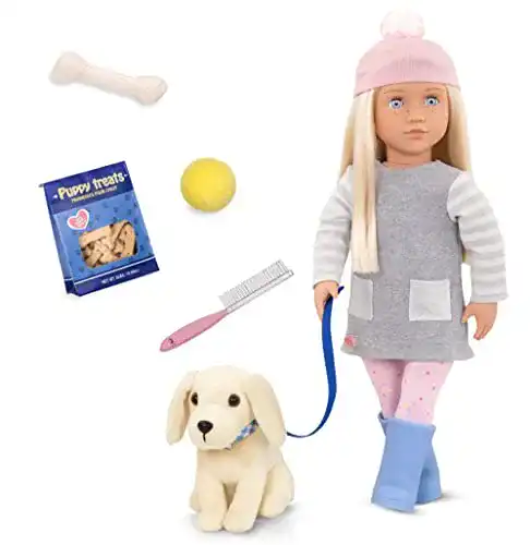 Our-Generation-Puppe Our Generation Meagan mit Hund 46cm