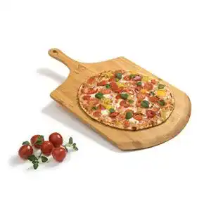 Flammkuchenbrett HeRo24 Pizzaheber -Schieber Bambusbrett