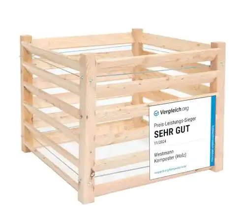 Komposter (Holz) Westmann Komposter 1×1 m Holzkomposter