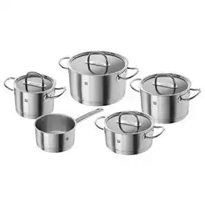 Zwilling-Töpfe Zwilling 64060-004-0 Prime Kochgeschirr Set, 5-tlg