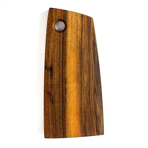 Schneidebrett (Holz) Tuuli Kitchen, Massiv Holz Nussbaum Dunkel