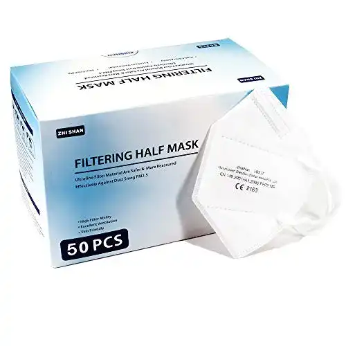 FFP2-Großpackung zhishan 50 Stück Einzelverpackte FFP2 Masken