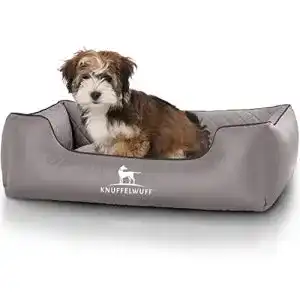 Hundebett-Kunstleder Knuffelwuff Hundebett Milan, M-L 85x63cm