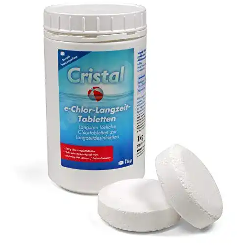Chlortabletten (Pool) Cristal 1 kg Chlortabletten 200 g
