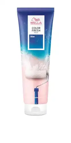 blaue Haarfarbe Wella Professionals Color Fresh Mask Blue