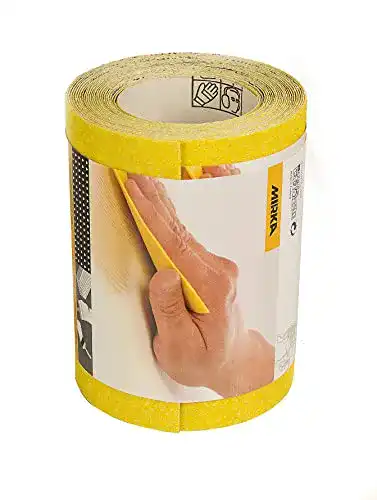 Schleifpapier-Rolle MIRKA Yellow Schleifpapier 115mm x 5m, P80