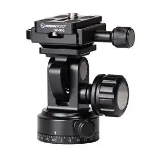 Getriebeneiger Sunwayfoto DT-02D50 2-Wege-Neiger Stativkopf schwarz
