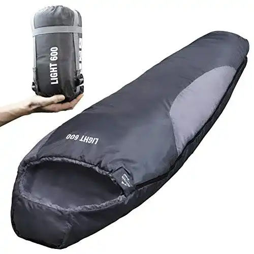 Schlafsack Explorer LIGHT 600 ultraleicht klein warm