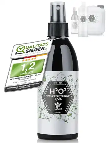 Wasserstoffperoxid OPTI NATURE NEU| 3,5% H2O2 Strukturiertes