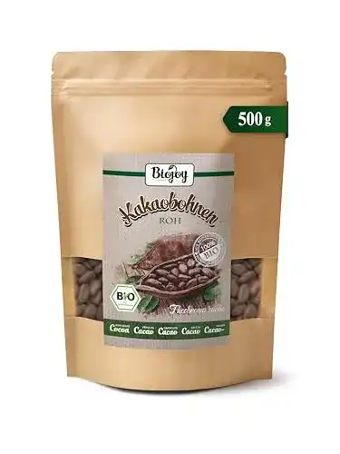 Kakaobohnen Biojoy BIO- roh, naturbelassen und ungeröstet 0,5kg
