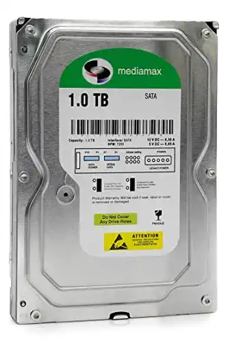 HDD-Festplatte MediaMax interne Festplatte 1TB 3,5 Zoll SATA III