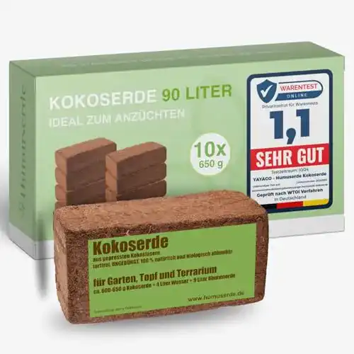 Kokoserde yayago Humusziegel, 10x – 90 Liter gepresst