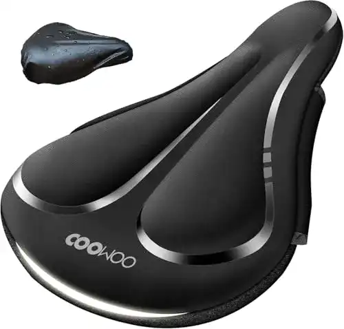 Gel-Sattelbezug COOWOO Gel Fahrrad Sattelbezug Komfortabel