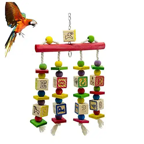 Vogelspielzeug Naisfei Vogel-Kauspielzeug