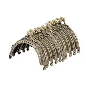 Taschenbügel Supvox Metallbogen-Rahmen-Kuss-Haken 10PCS