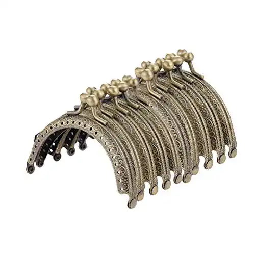 Taschenbügel Supvox Metallbogen-Rahmen-Kuss-Haken 10PCS