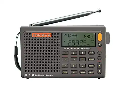 Weltempfänger RADIWOW ® R-108 Radio Digital Portable