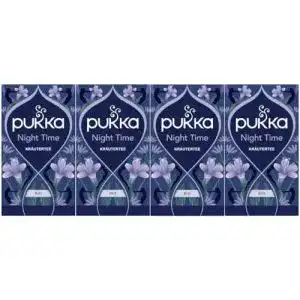 Schlaftee Pukka Bio-Tee Night Time 80 Teebeutel, 4er Pack
