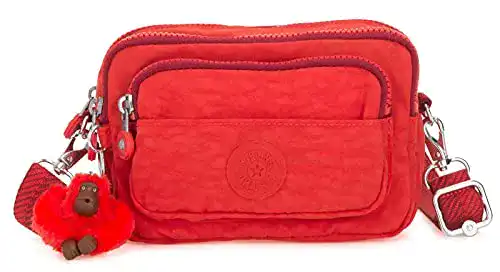 Bauchtasche Kipling Damen Multiple Sport Umhängetasche, Rot