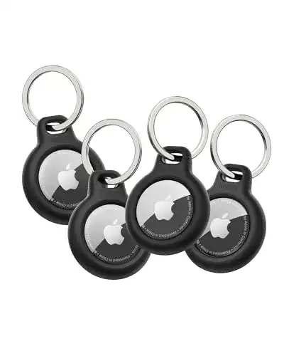Airtag-Anhänger Belkin Secure holder with Keyring 4 Pack, Black