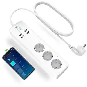 Smarte Steckdosenleiste Maxcio Smart Steckdosenleiste mit 3 AC
