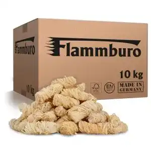 Grillanzünder FLAMMBURO (10 kg) Öko-Anzündwolle