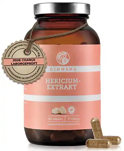 Hericium QIDOSHA ® Extrakt Kapseln hochdosiert, 180 Stk