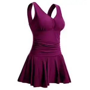 Badekleid Summer Mae Damen Plus Size Geblümt Figurformend