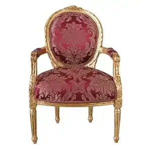 Antik-Sessel PALAZZO INT Königlicher Medaillon Sessel Barockstil