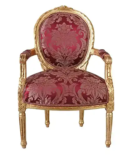 Die beste Antik-Sessel PALAZZO INT Königlicher Medaillon Sessel Barockstil 2026 Test Bestseller Antik-Sessel PALAZZO INT Königlicher Medaillon Sessel Barockstil