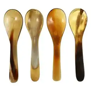 Hornlöffel Cabilock Dessertlöffel Kaffeelöffel Teelöffel 4 Stück