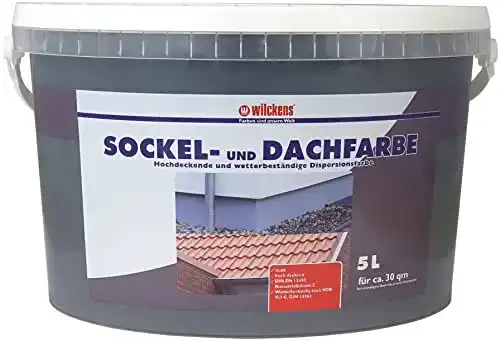 Sockelfarbe Wilckens 5 L. Sockel- & Dachfarbe, Anthrazit Matt