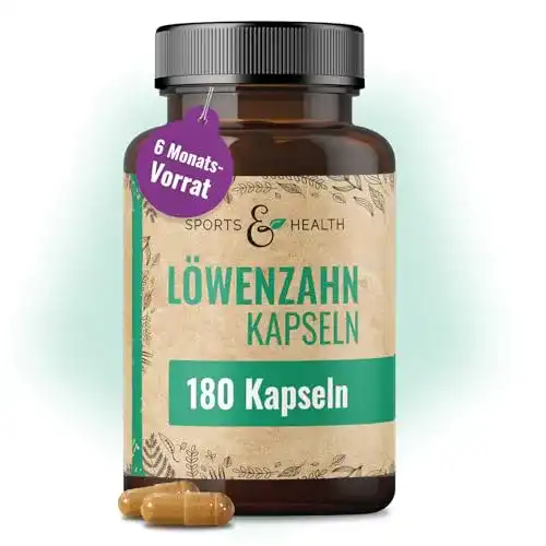 Die beste Löwenzahnwurzel CDF Sports & Health Solutions 180 Kapseln 2026 Test Bestseller Löwenzahnwurzel CDF Sports & Health Solutions 180 Kapseln