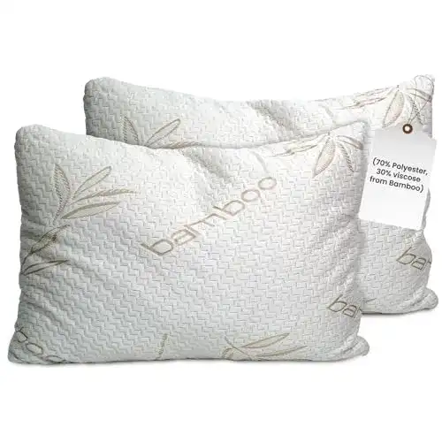 Bambus-Kissen Sleepsia Bambuskissen, 2er Pack Queen