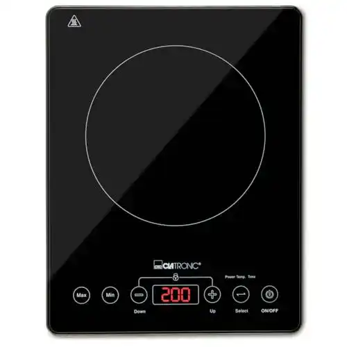 Kochplatte Clatronic EKI 3569 Induktions-Einzel, Glas-Keramik
