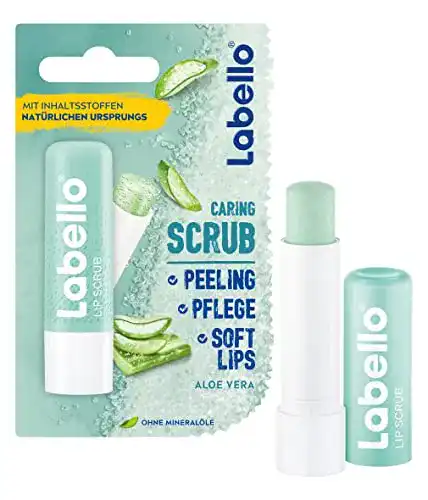 Labello Labello Lip Scrub Aloe Vera, mit Scrub-Partikeln